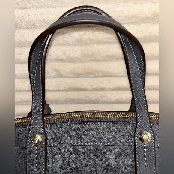 Henri Bendel Charcoal Satchel Bag - Picture 11 of 13
